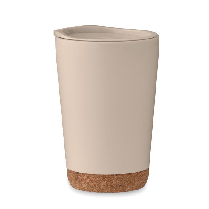 Doppelwandiger Becher 300 ml CO - beige-901