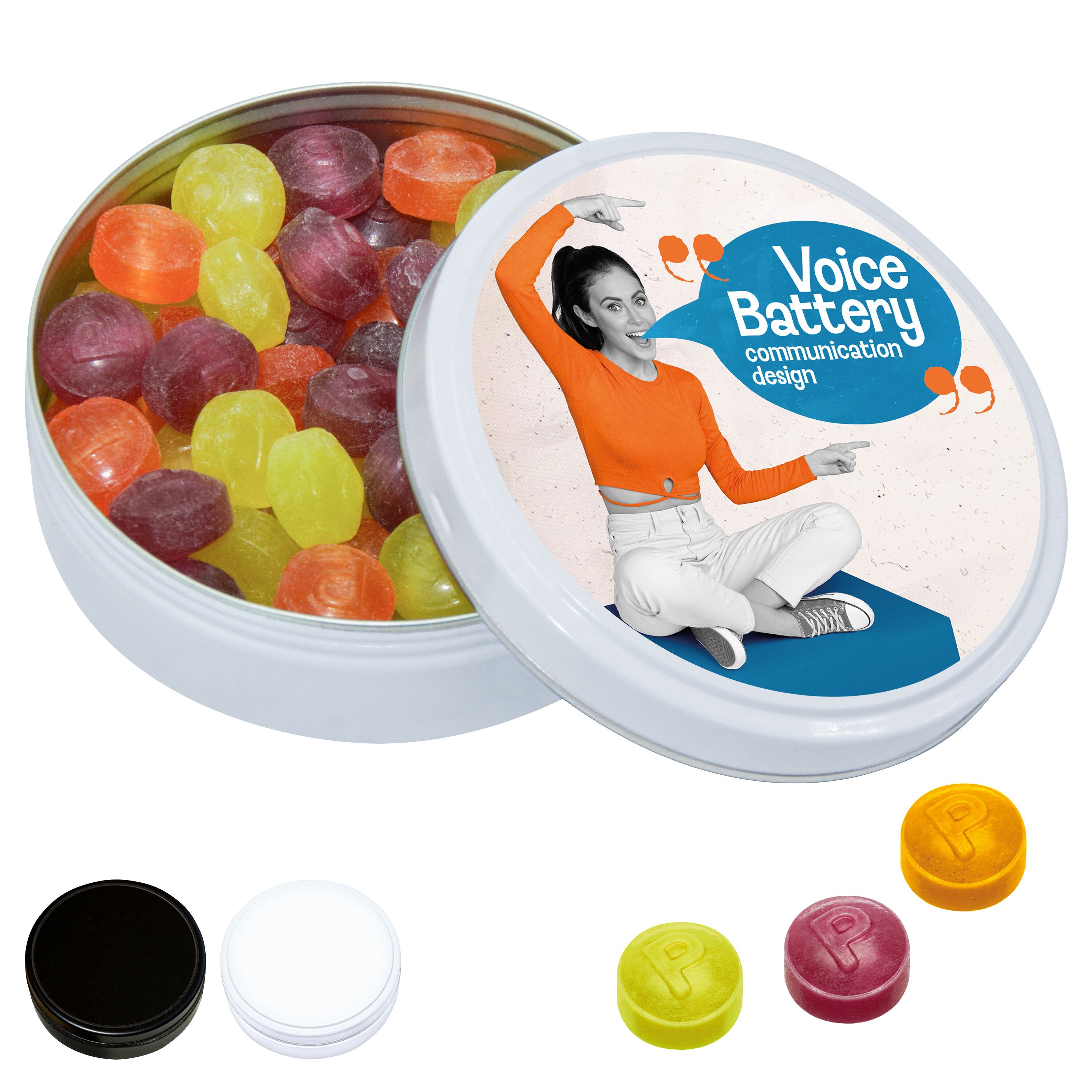 Black or White Dose mit Pulmoll Pastillen, 60g-924