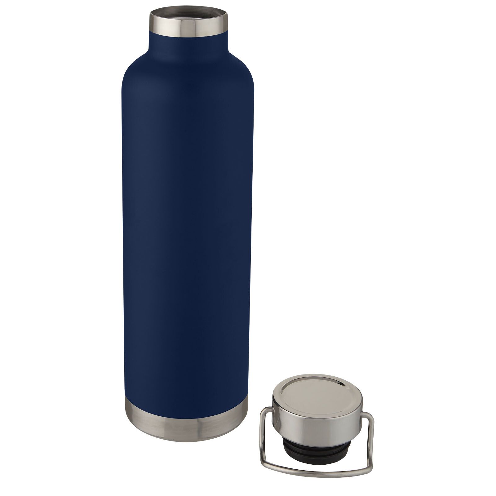 Thor 1 l Kupfer-Vakuum Isoliersportflasche - dunkelblau-843