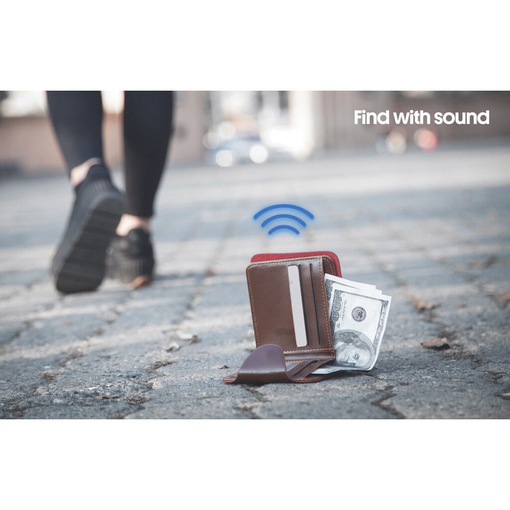 Findit RCS rABS wiederaufladbare Ultra-Thin Tracker-Karte - weiß-553