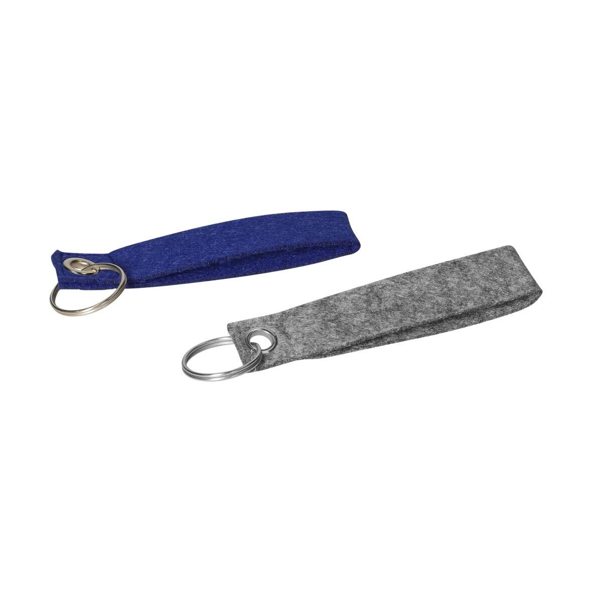 Filz-Schlüsselanhänger Strap - grau-167