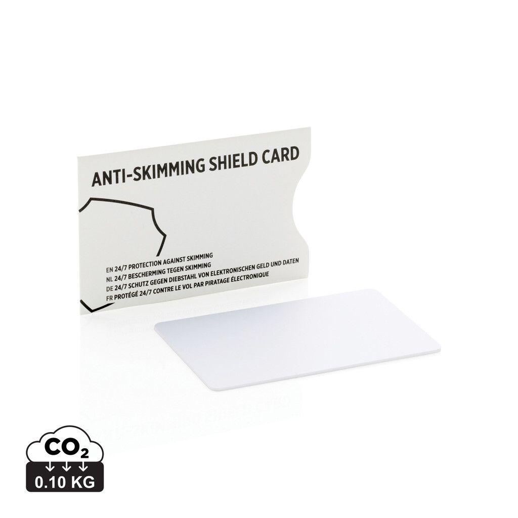 RFID Anti-Skimming-Karte mit aktivem Störchip - weiß-101