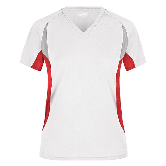 white - red
