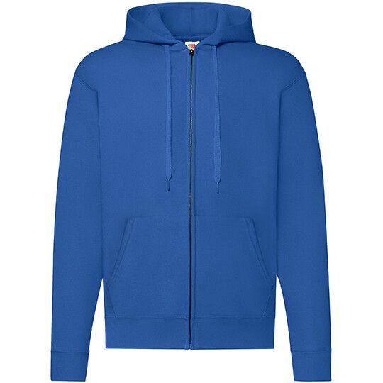 Classic Hooded Sweat Jacket - royal blue-155
