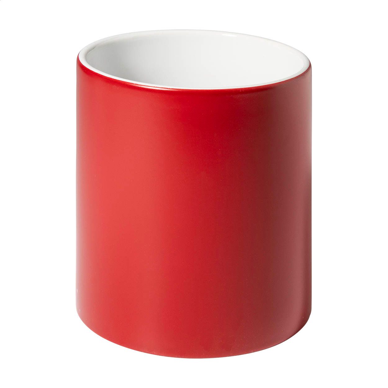 Covory Tasse, 350 ml - rot - weiß-380