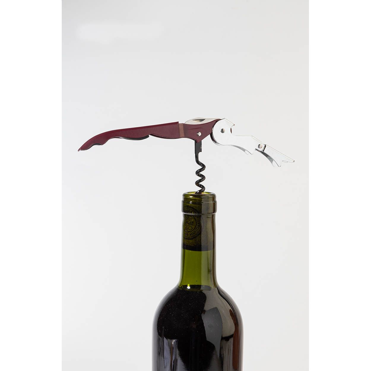 Umbria Kellnermesser - burgund - silber-597