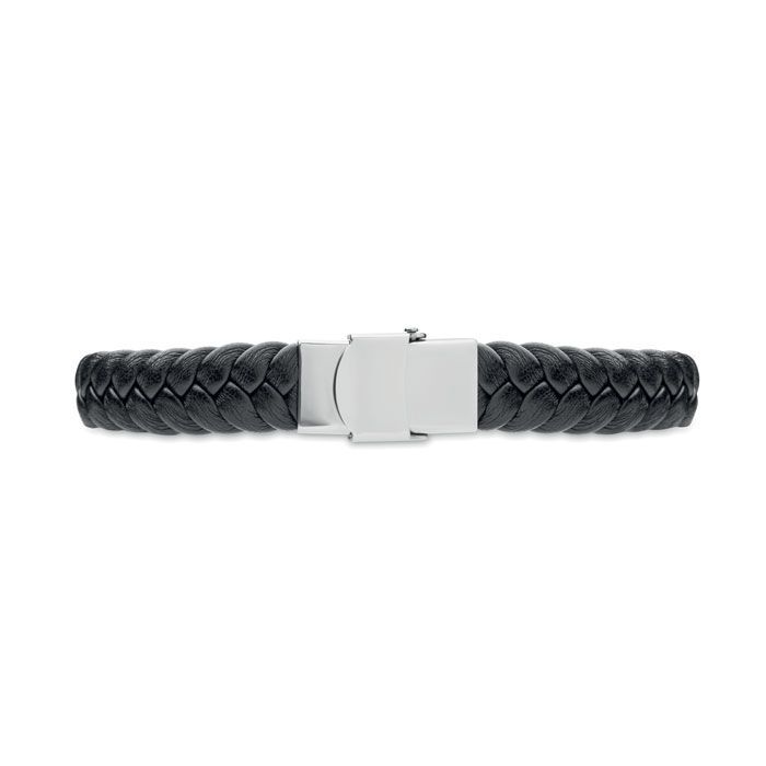Geflochtenes Armband 21 cm FAULET - schwarz-370