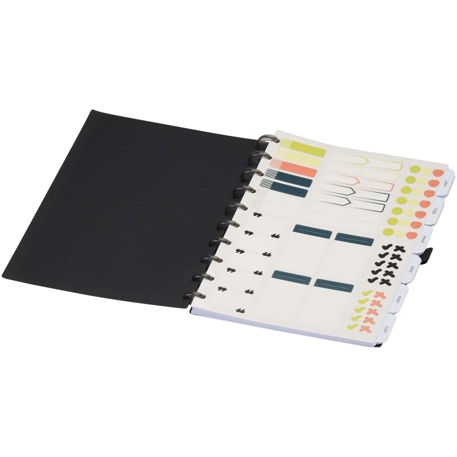 SMART Planer mit flexiblem Einband und Scheibensystem - schwarz-847
