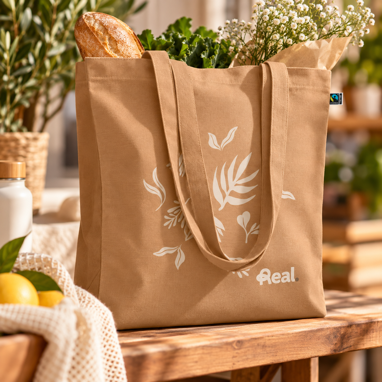 Tasche mit Werbeaufdruck