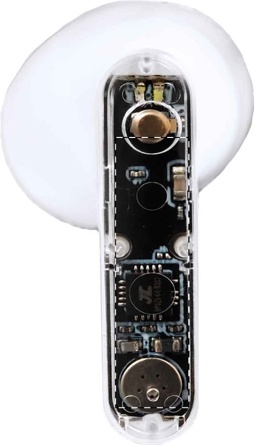 Veredelungsposition In-Ear-Kopfhörer - links
