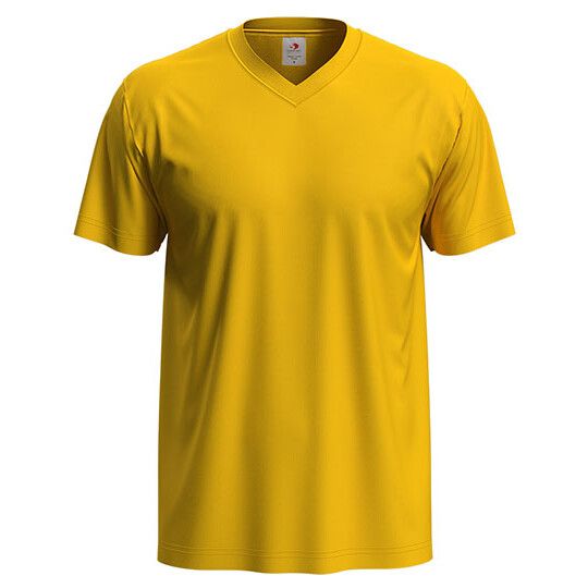 Classic-T V-Neck - sunflower yellow-53