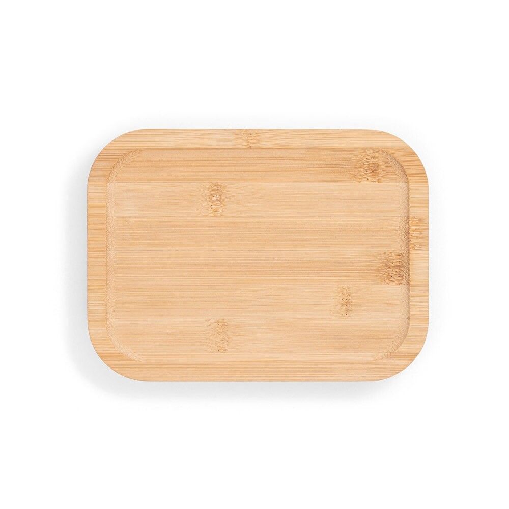 PORTOBELLO Lunchbox. Herm.Dose aus Borosilikat, Bambusdeckel 1000 mL - natur-952