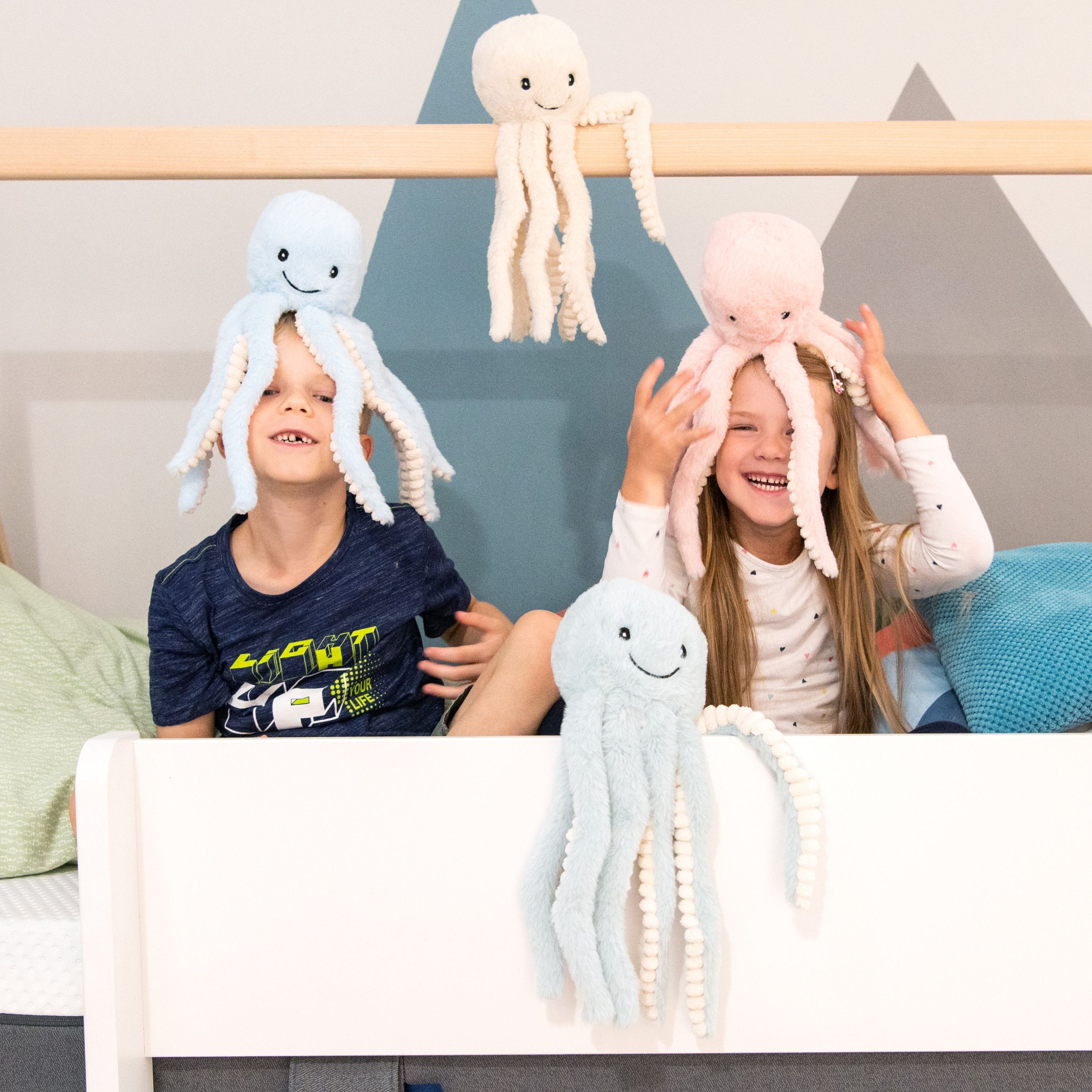 MiniFeet® RecycelOktopus - pastellblau-365