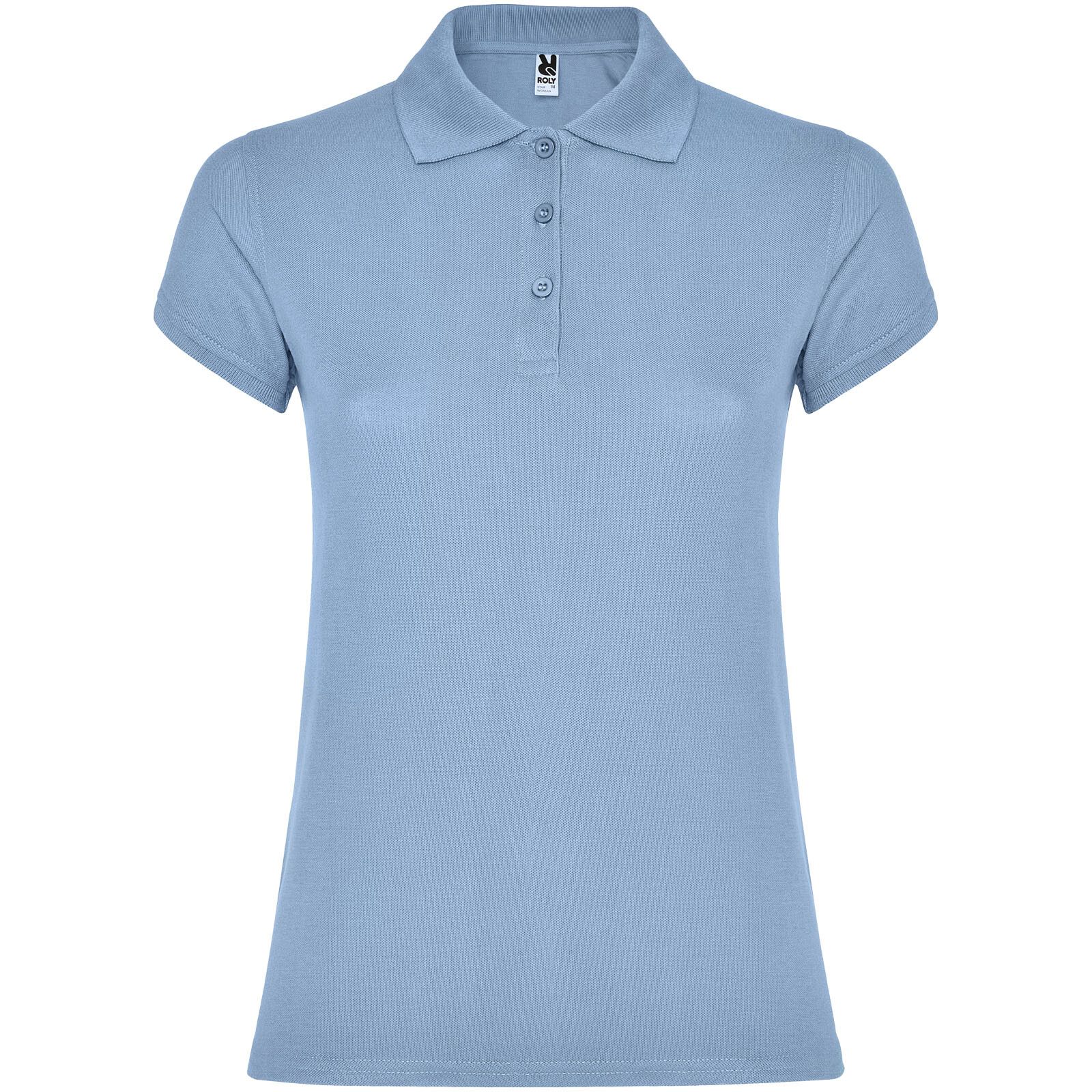 Star Poloshirt für Damen - himmelblau - 3XL-300