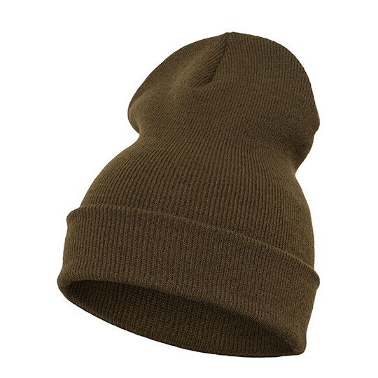 Heavyweight Long Beanie - olive-726