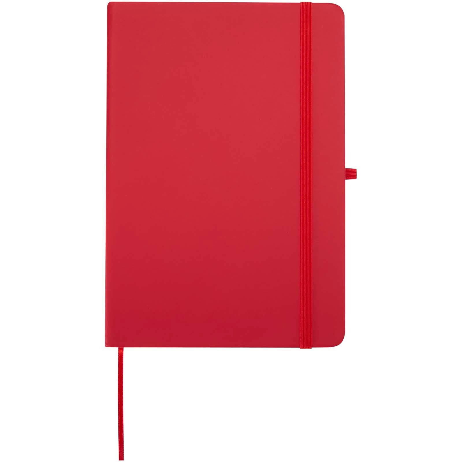 Spectrum A5 Notizbuch mit Hardcover aus recyceltem Material - rot-678