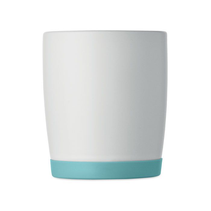 Keramikbecher 300 ml SILBASE - petrol-313