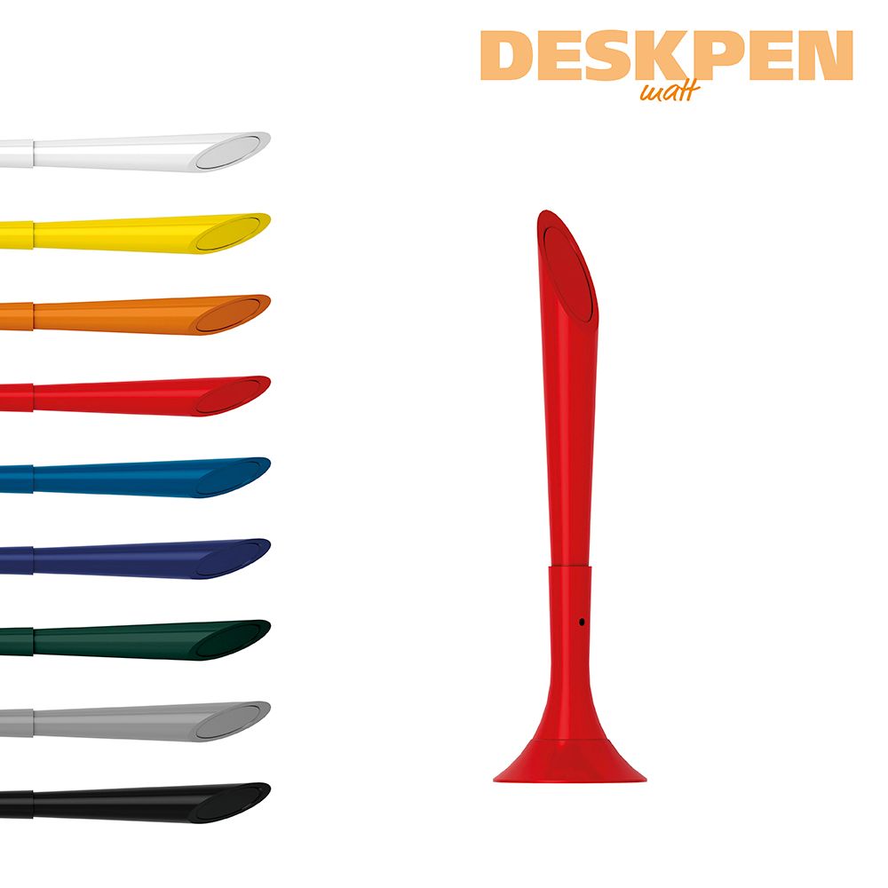 Stehkugelschreiber Deskpen matt - schwarz-128