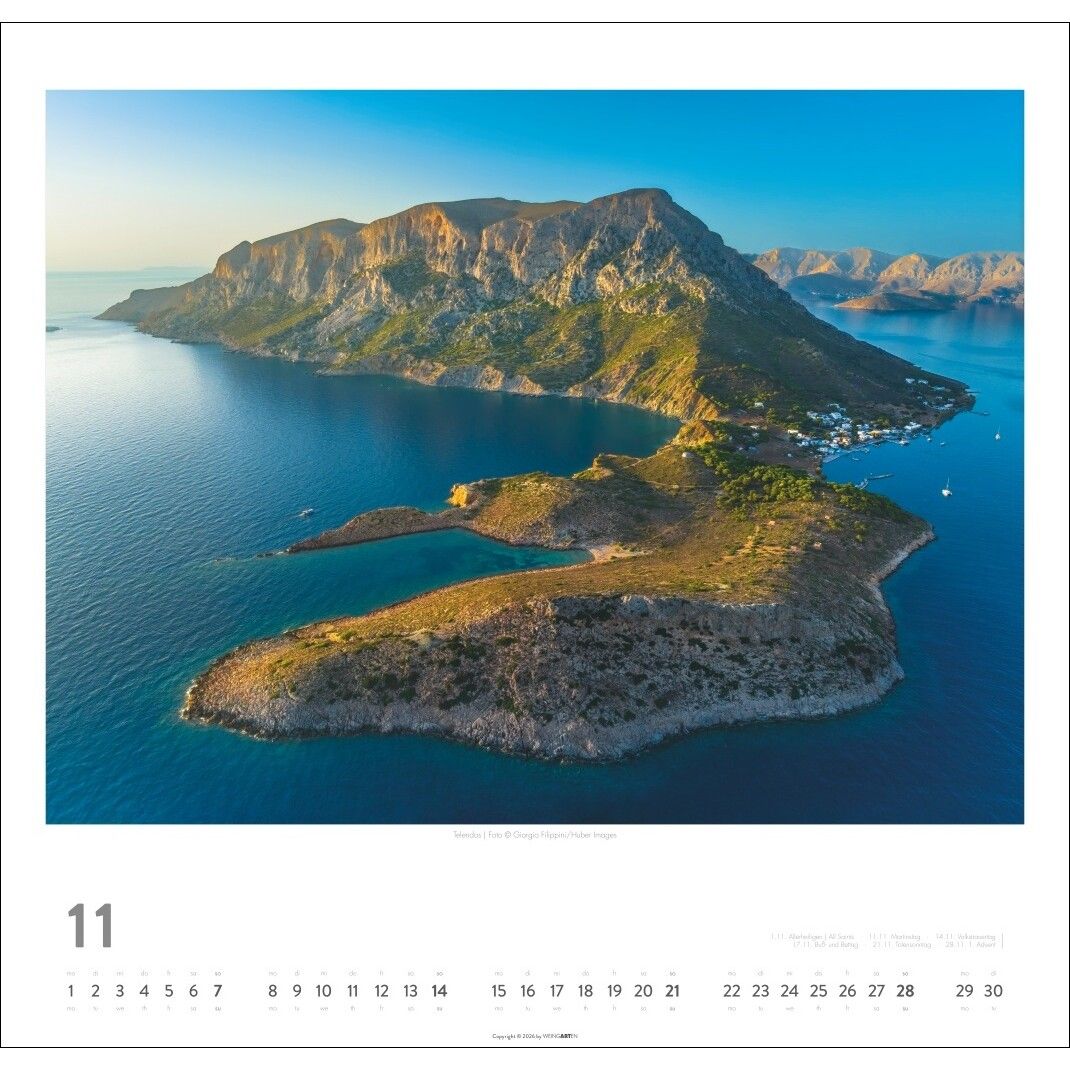Griechische Inseln - Landschaft & Natur Kalender-915