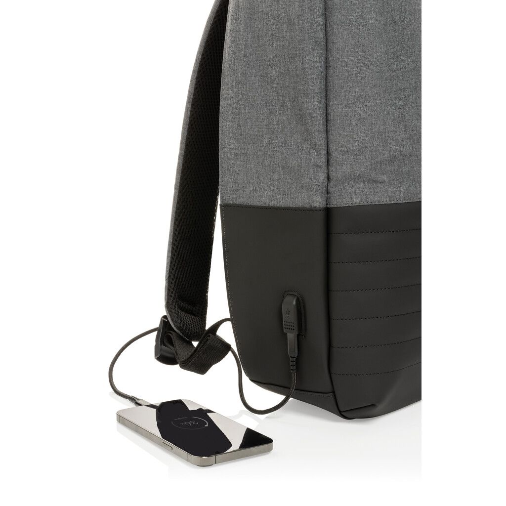 Swiss Peak AWARE™ Anti-Theft-RFID 15.6"-Laptop-Rucksack - grau-208