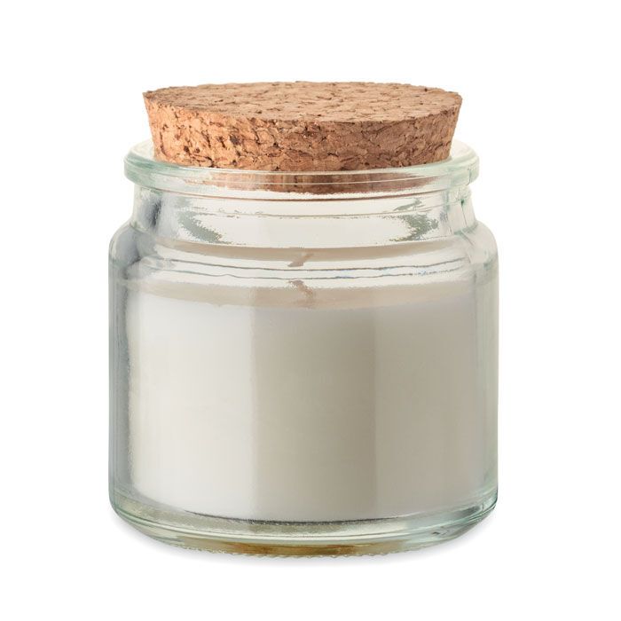 Kerze aus Pflanzenwachs 70g VALO - beige-429