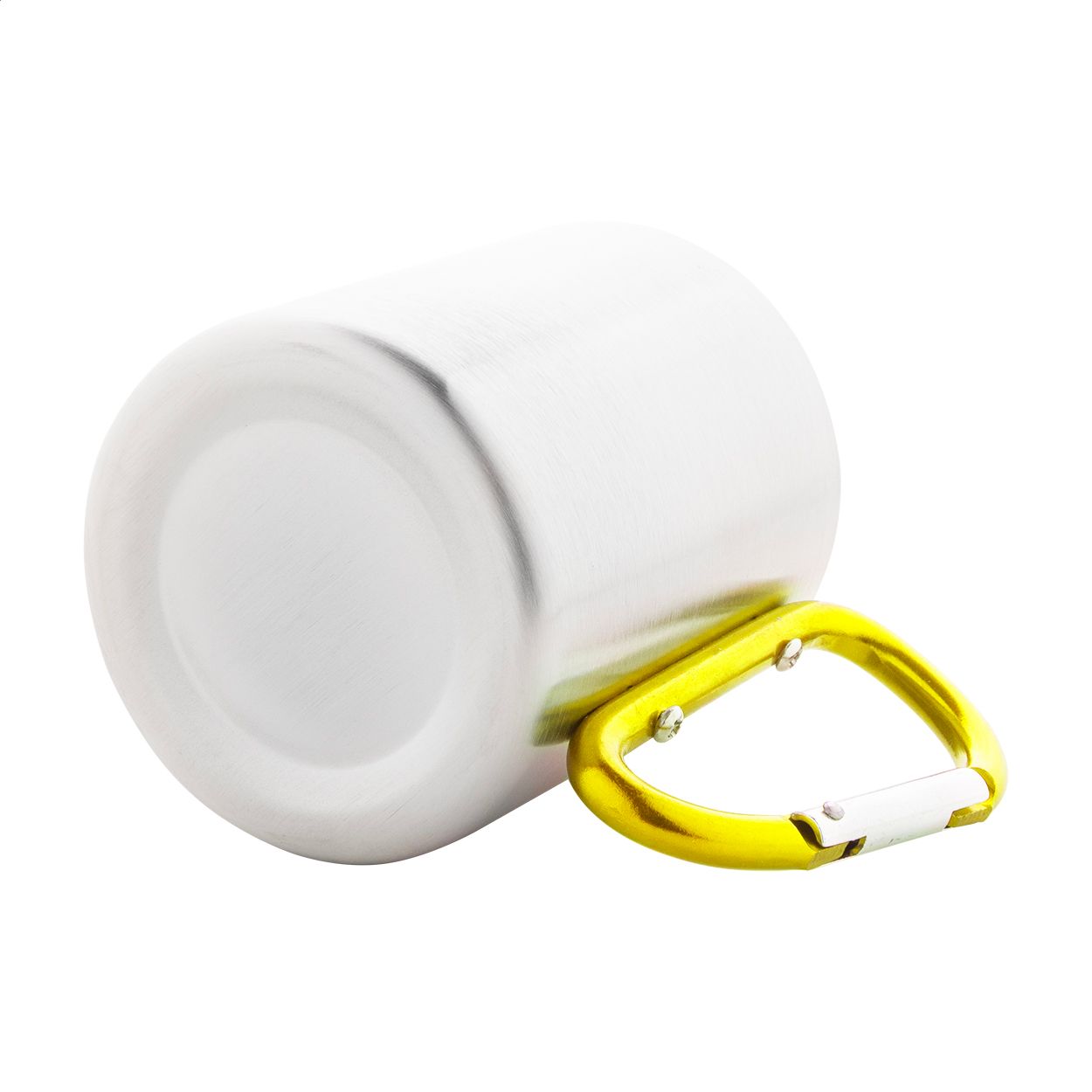 Cadisha Edelstahlbecher, 200 ml - gelb - silber-928