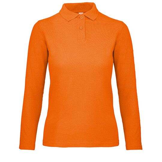 Women´s Long Sleeve Polo ID.001 - orange - 3XL-252