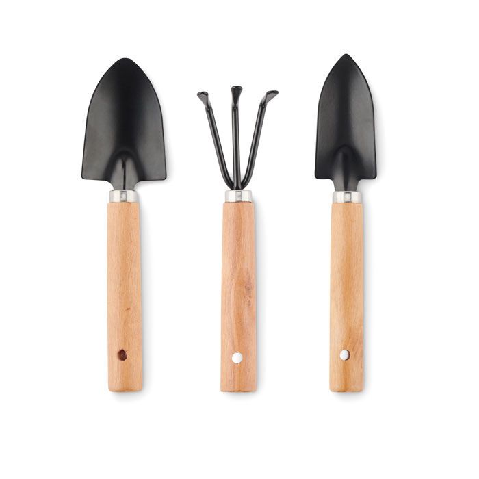 3teiliges Gartenset GRASS - schwarz-906