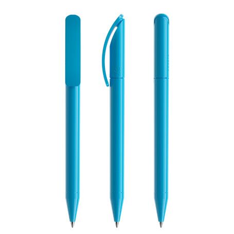 prodir DS3 TPP Twist Kugelschreiber poliert - cyanblau-881