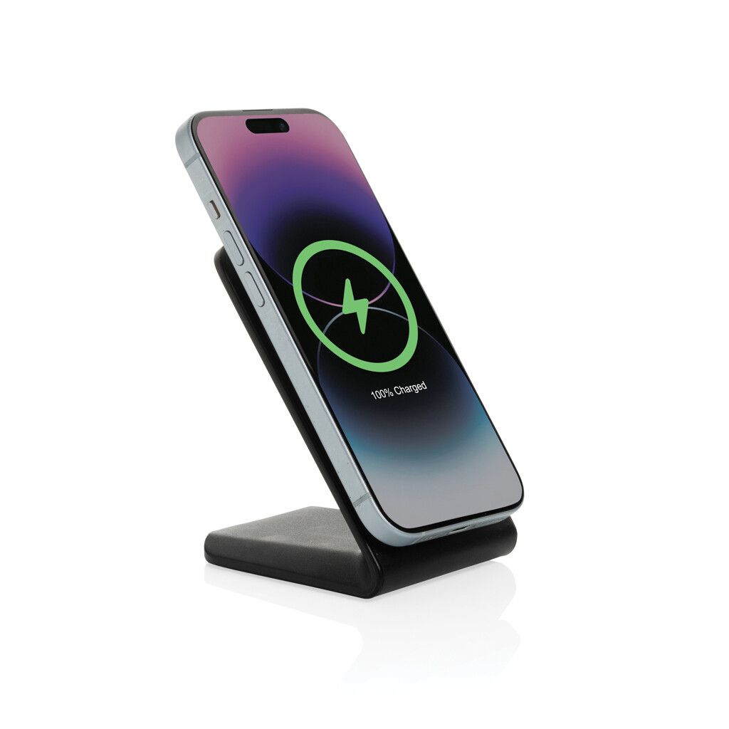 VoltPerch 15W magnetischer Wireless Charger aus RCS rec. ABS - schwarz-155