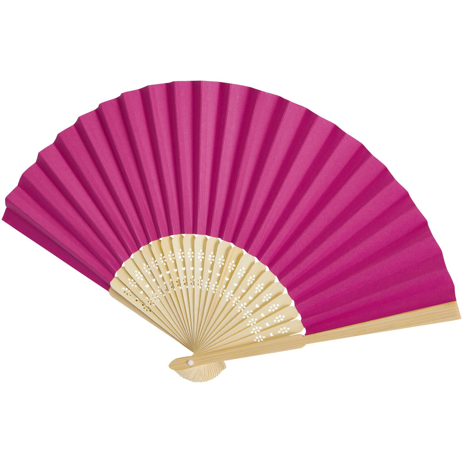 Carmen Handfächer - rosa-128