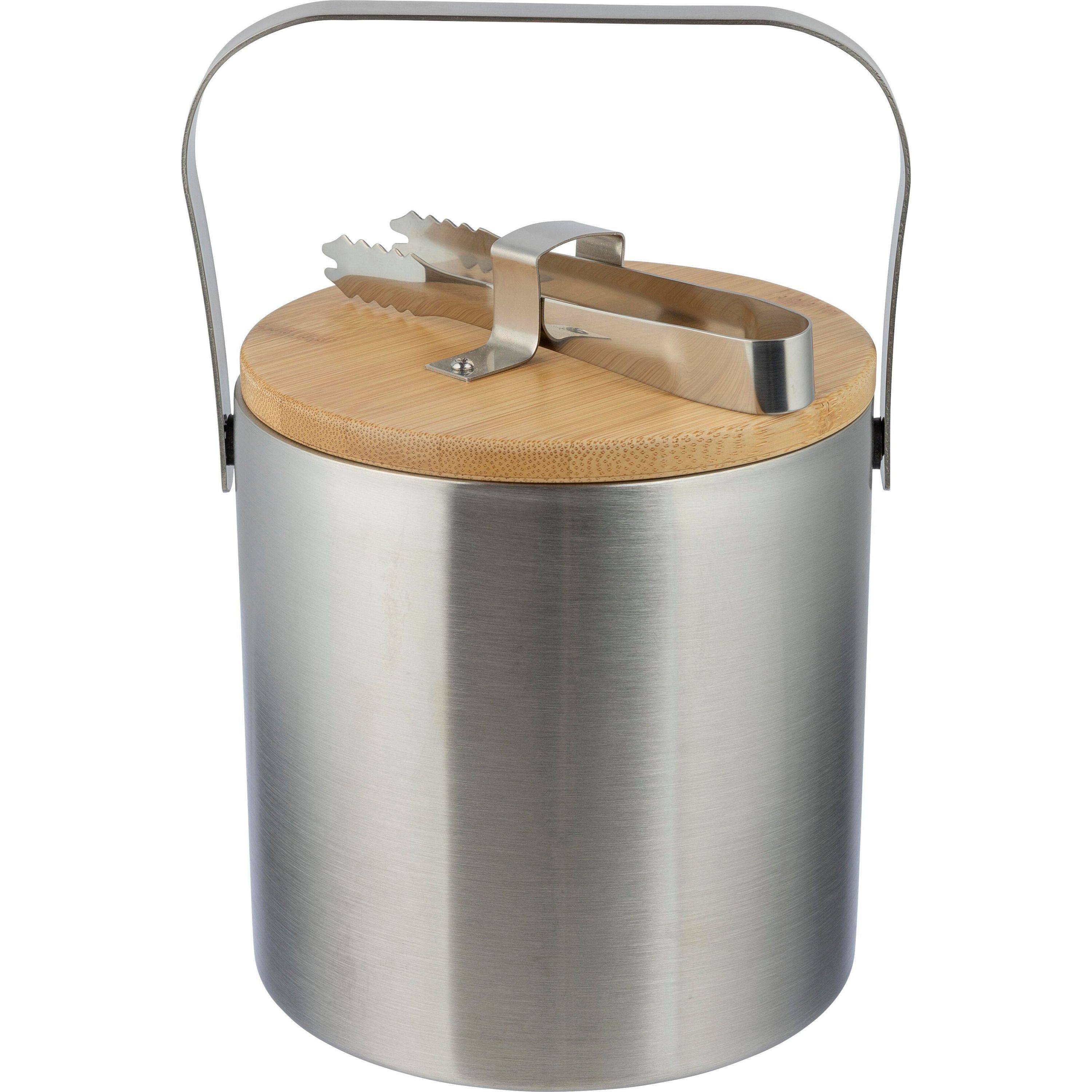 Doppelwandiger Eiskübel aus Edelstahl Fenwick - silber-971