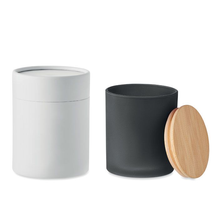 Kerze im Glas 280 g KEOPS LARGE - schwarz-150