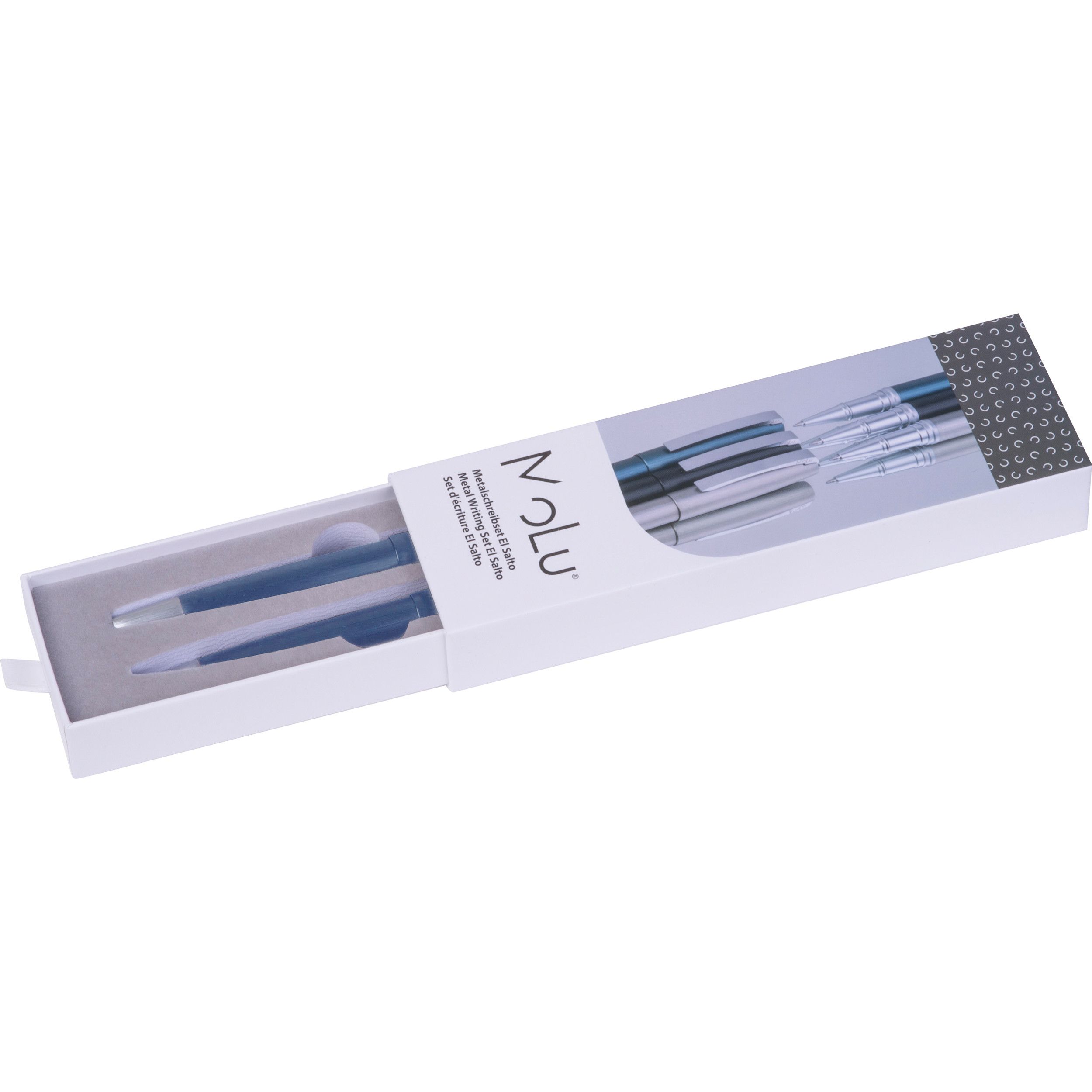 MoLu Metallschreibset El Salto - blau-463