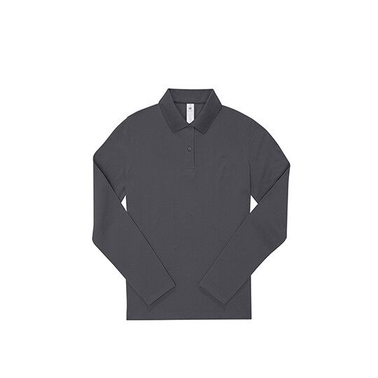 My Polo 210 Long Sleeve /Women - dark grey solid - XXL-975