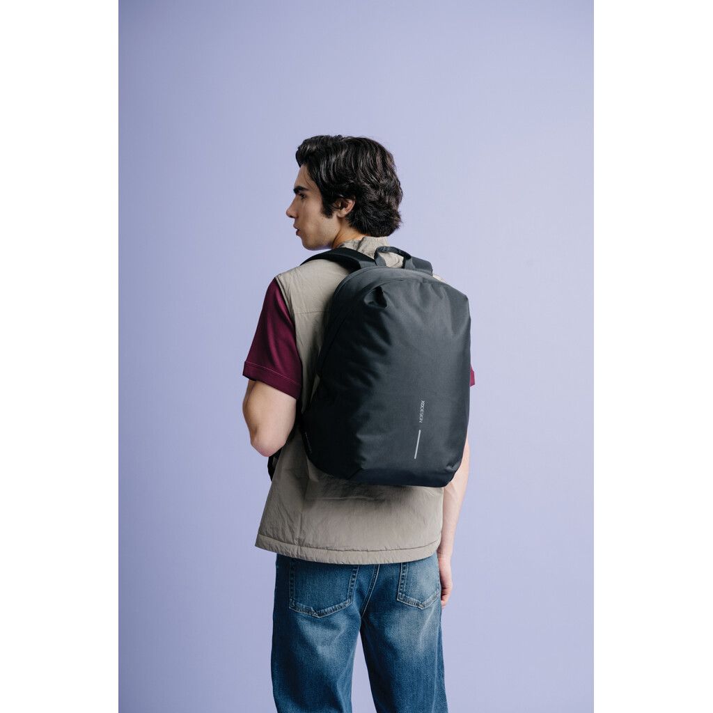 Bobby Soft, Anti-Diebstahl-Rucksack - schwarz-442