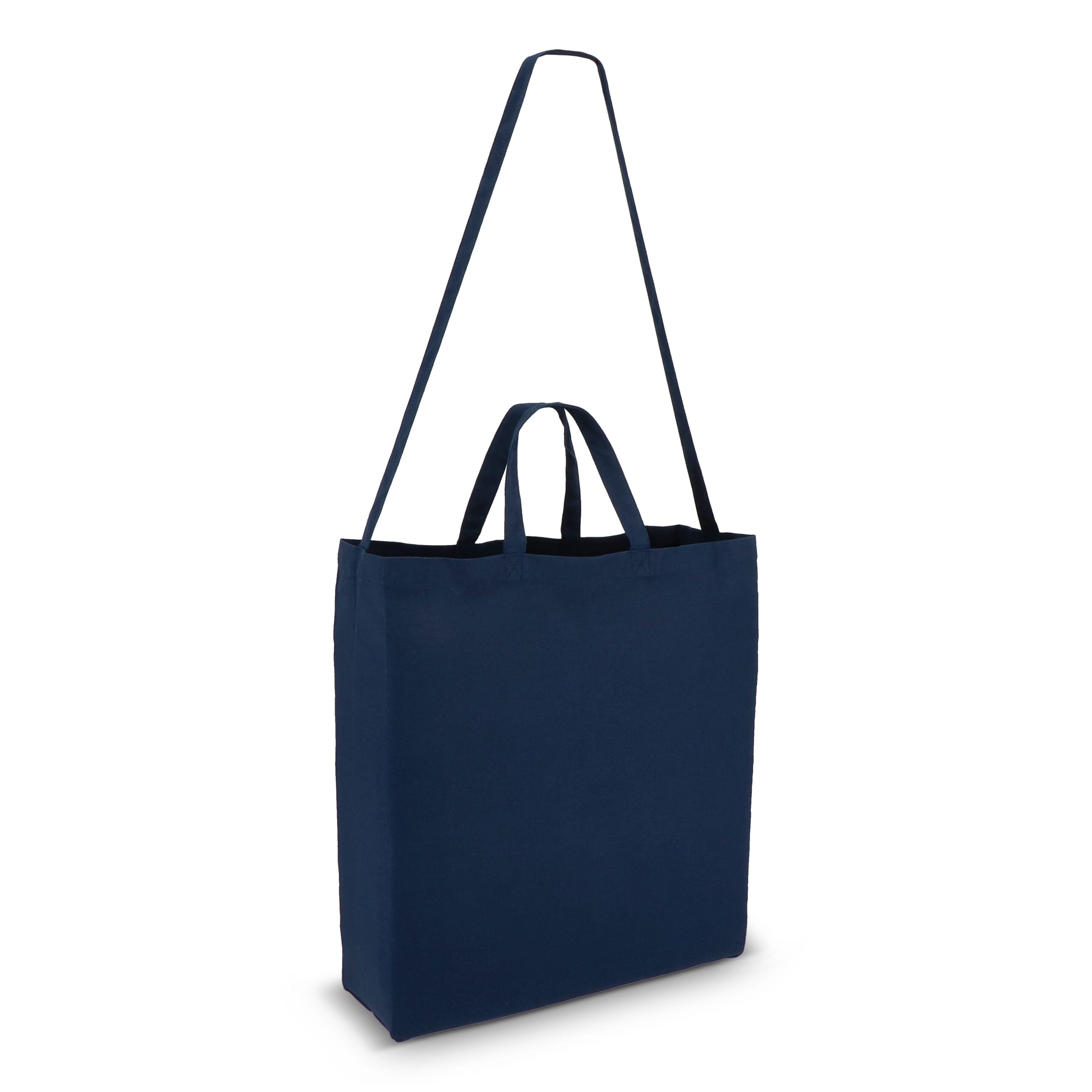 Tragetasche aus Baumwolle OEKO-TEX® 40 x 13 x 44cm 220g/m² - dunkelblau-96