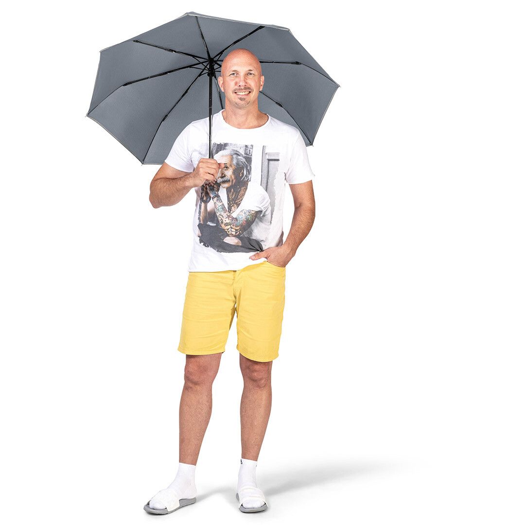 Oversize-Taschenschirm FARE® AOC Ø105 cm - grau-856