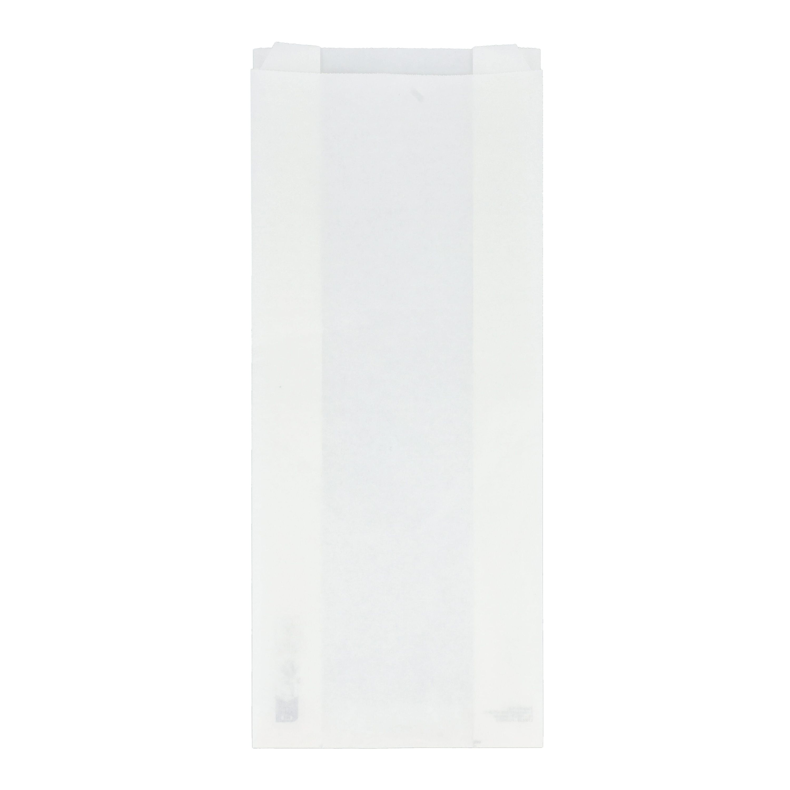 Papiertüte 50g/m² 14 x 6 x 27cm - weiss-790