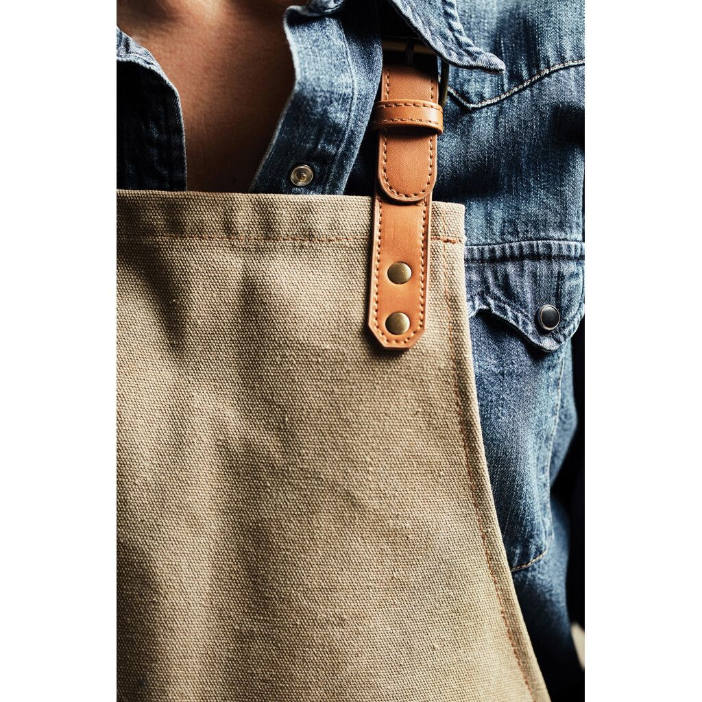 VINGA Asado Küchenschürze - braun-738