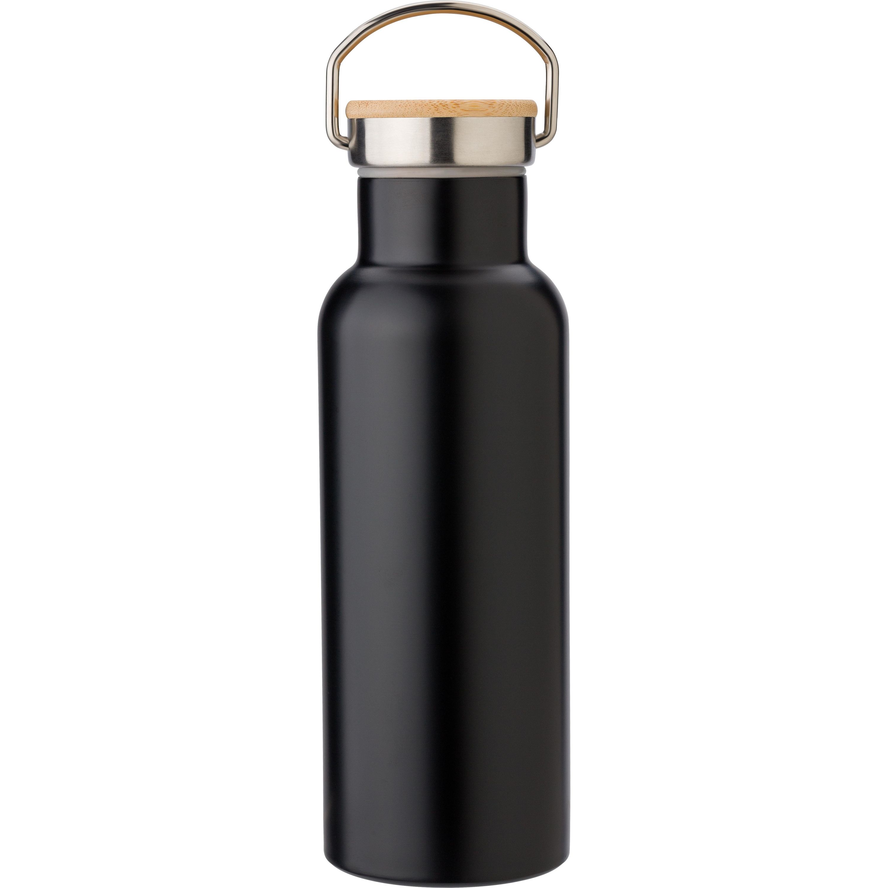 Edelstahl-Trinkflasche doppelwandig Odette - schwarz-419