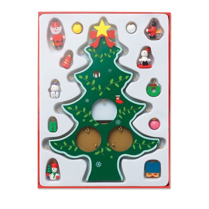 Weihnachtsbaum aus Holz WOODTREE - grün-164
