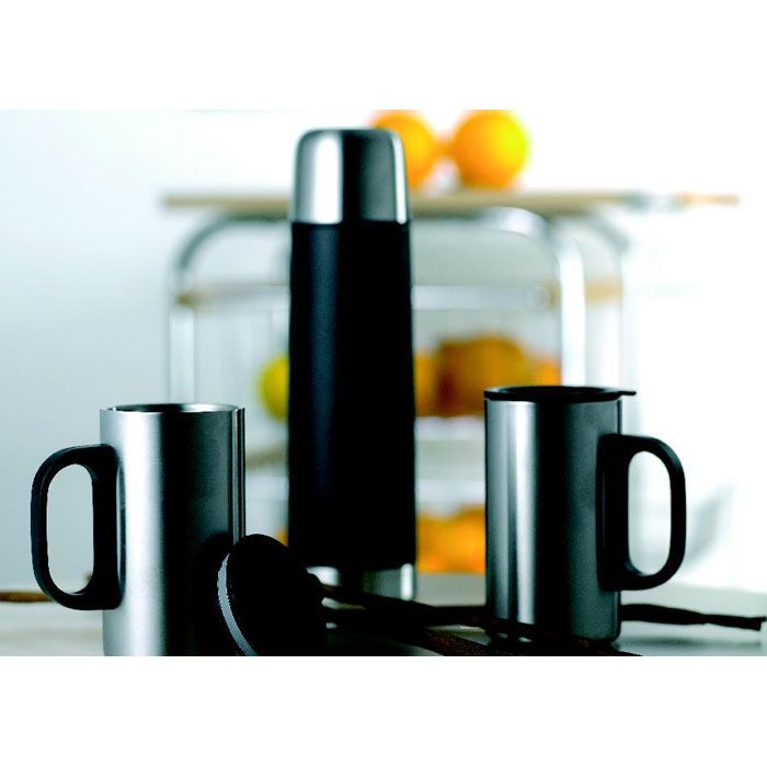 Vakuum Isolierkanne 500 ml ISOSET - schwarz-2