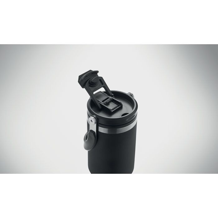 Doppelwandiger Becher 850 ml SUMA HAND - schwarz-397