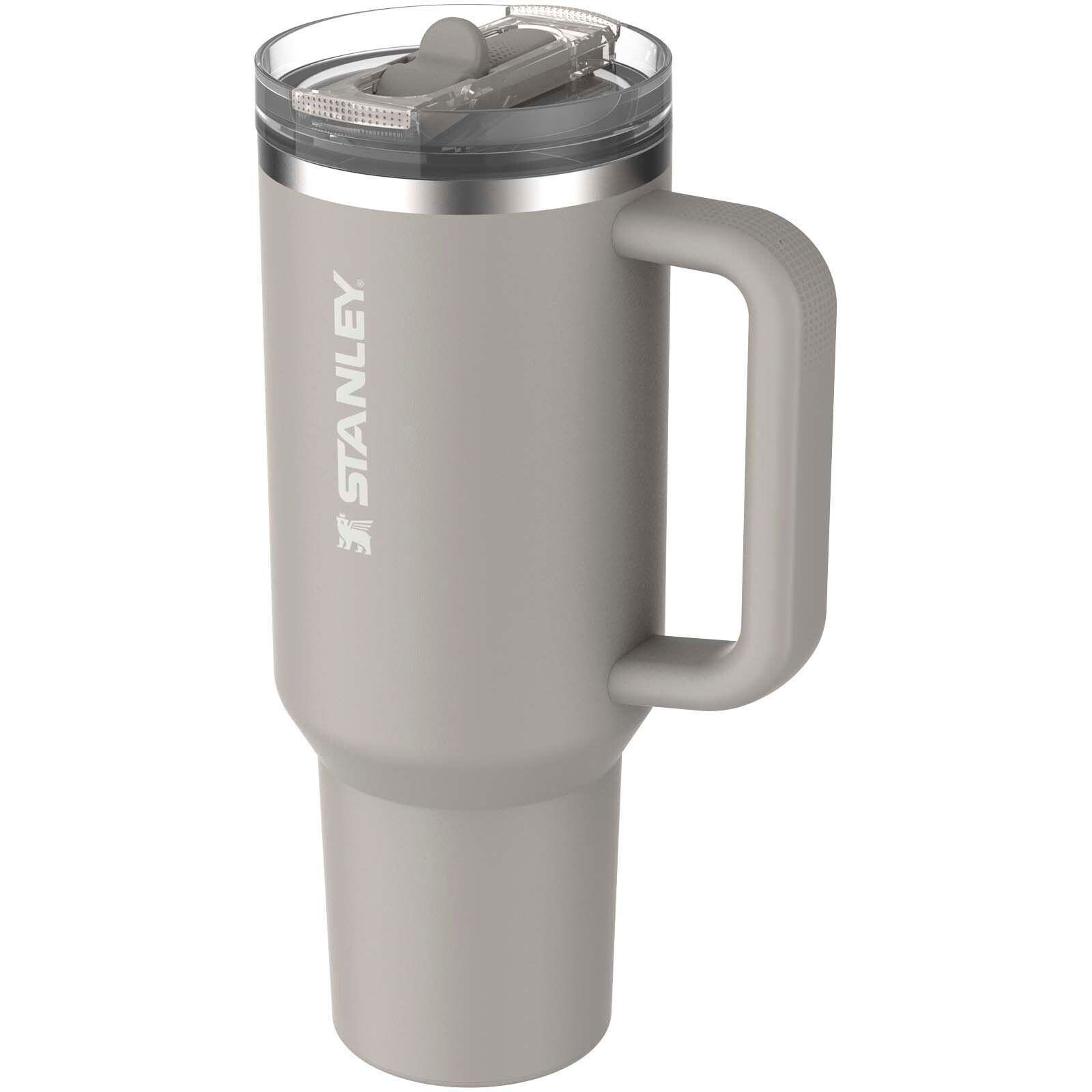 Stanley Quencher ProTour 1180 ml Thermobecher aus recyceltem Edelstahl mit Flip Strohhalm  - grau-291
