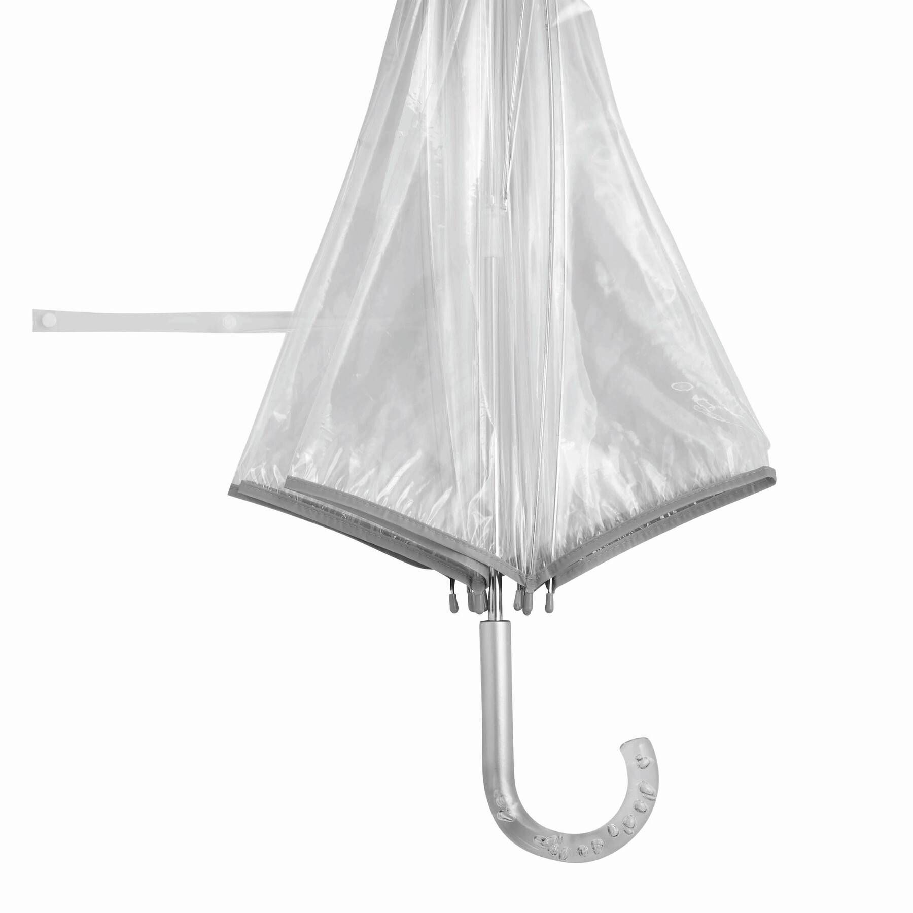 Glockenschirm BELLEVUE - silber - transparent-429
