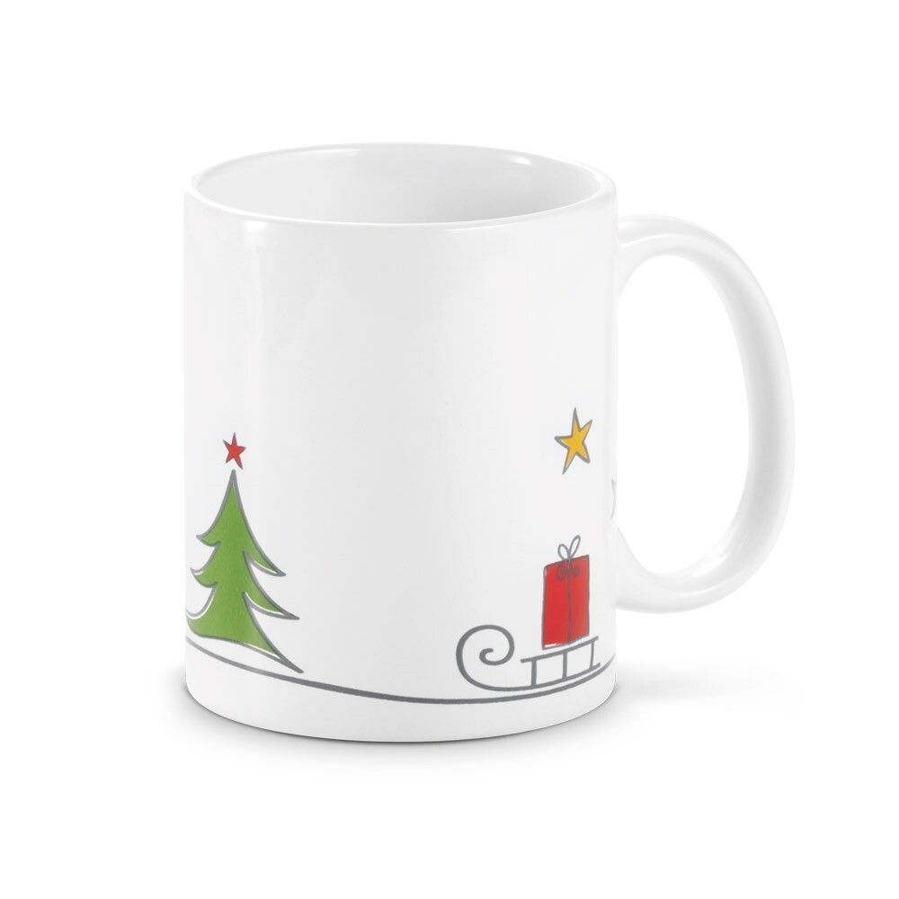 ANCELLE Weihnachtliche Tasse - gemischt-302