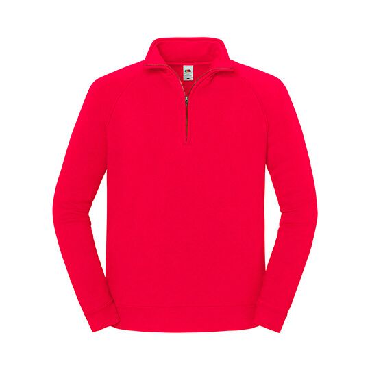 Iconic Premium Zip Neck Sweat für Herren - red-664