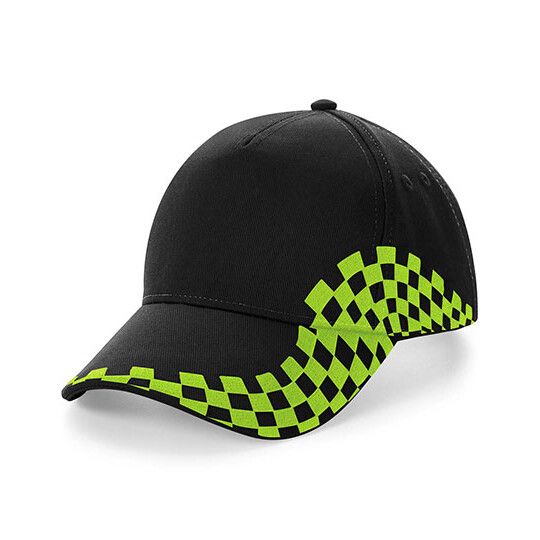 Grand Prix Cap - black - lime green-217