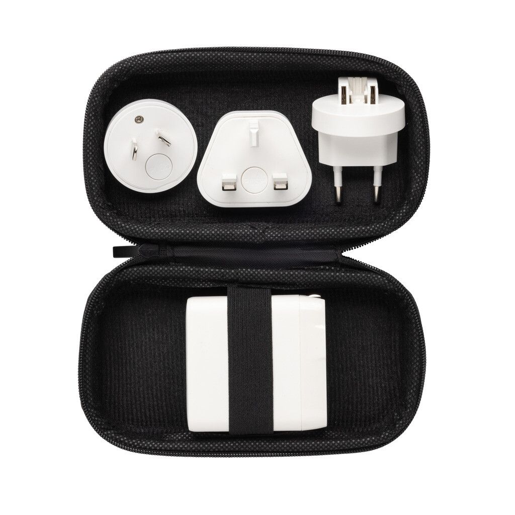 TravelCharge Pro Reiseladegerät mit USB-C aus RCS rec. ABS - weiß-773